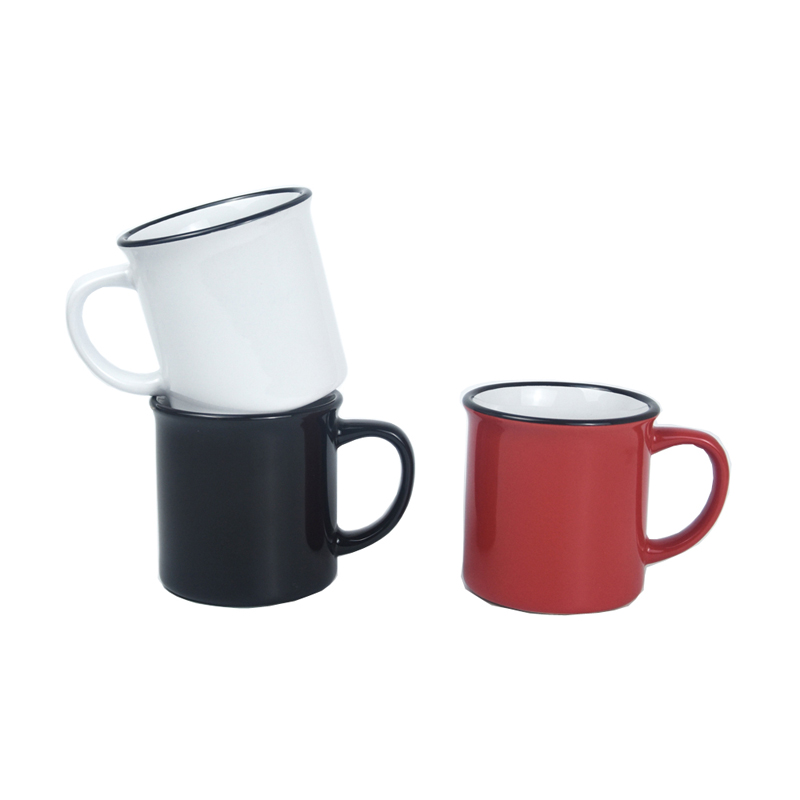 Ceramic and Hot Sale Solid Color Can Shape Mug