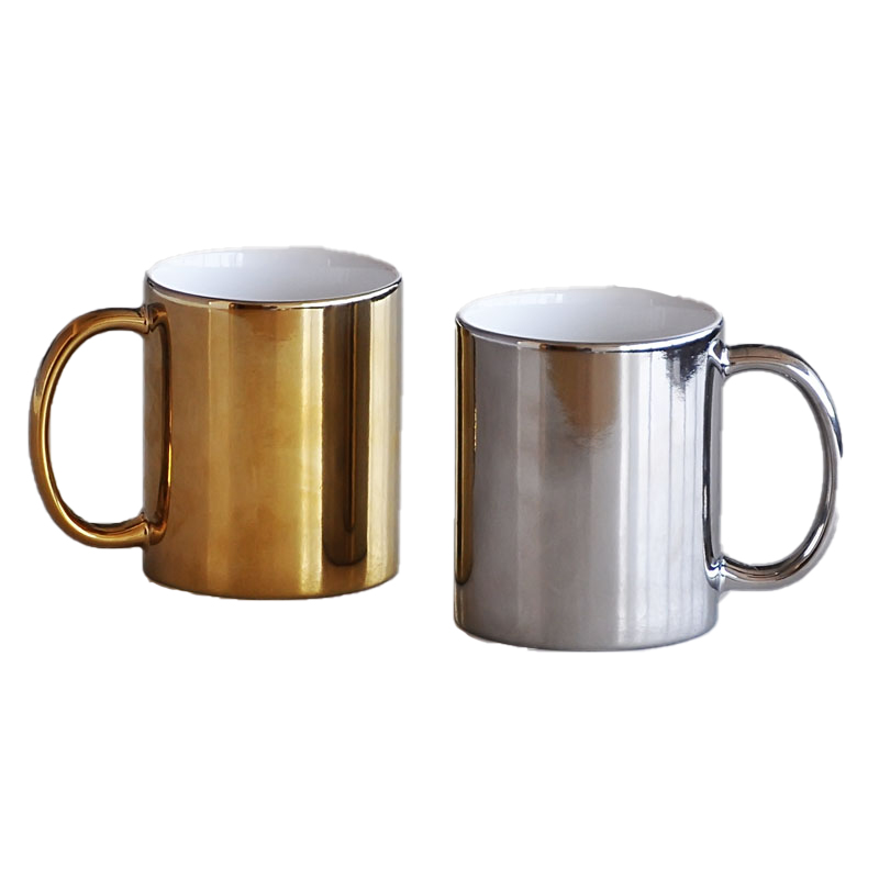 2020 popular ceramic electroplate mug,metallic mug,metal mug