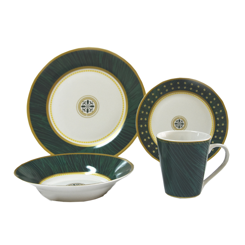 Ceramic Round and Buy Bulk Dinnerware Sets with Decal