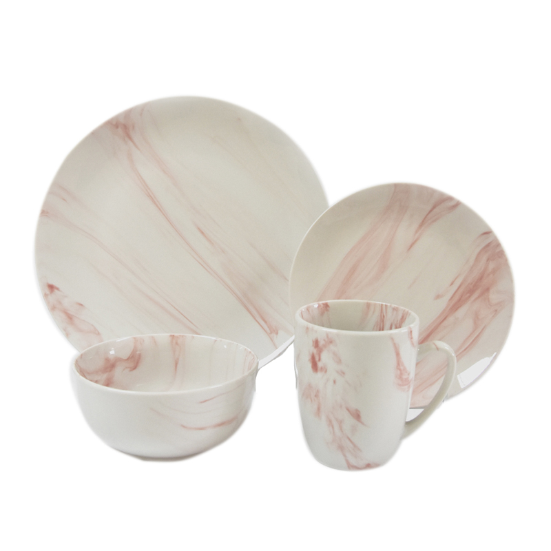 marble design dinnerware set