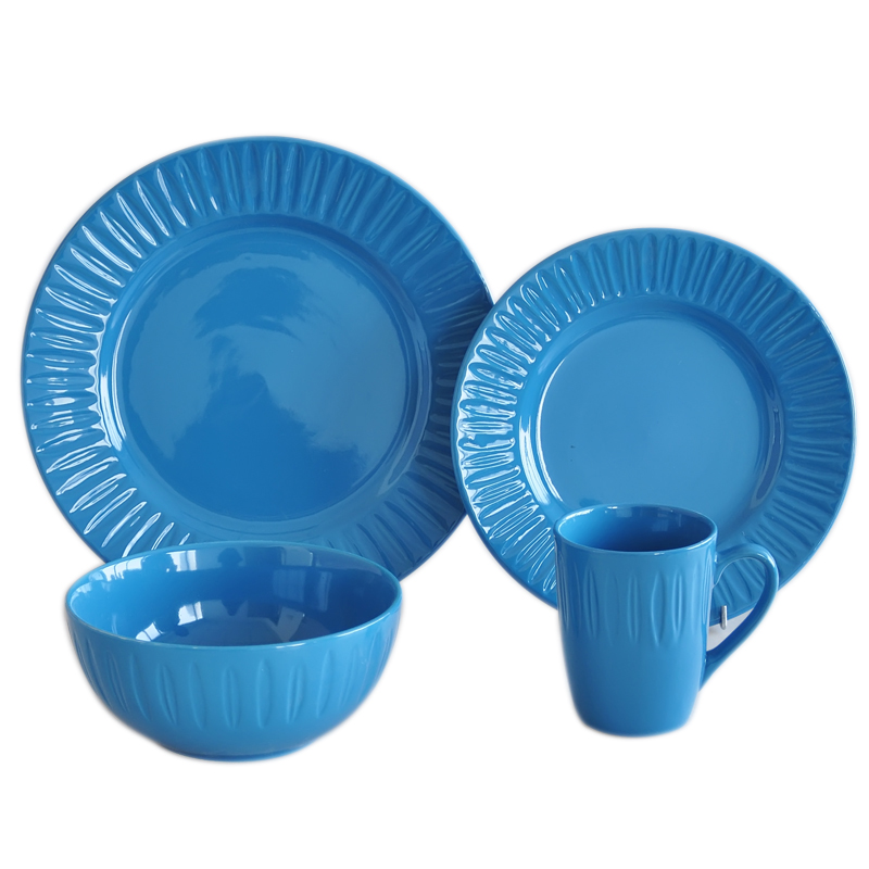 hot Sale and Round Solid Color Dinnerware Set with Customized