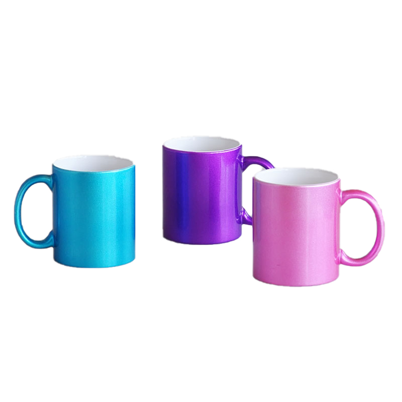 Custom printed color coated porcelain cup for you
